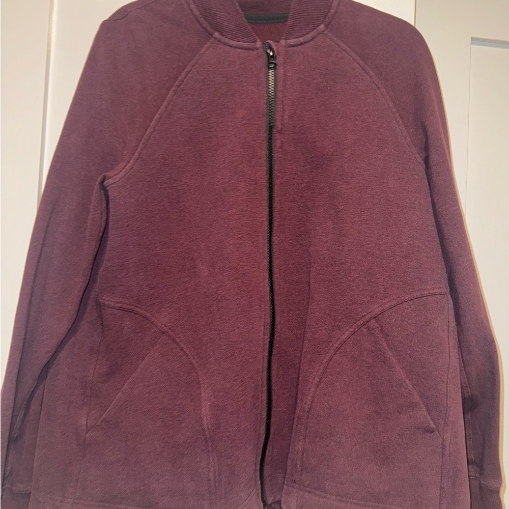 Purple Zip-Up Jacket